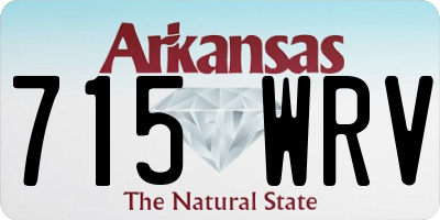 AR license plate 715WRV