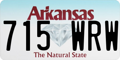 AR license plate 715WRW