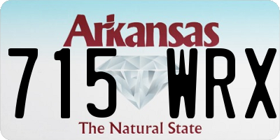 AR license plate 715WRX