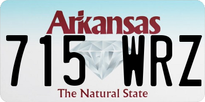 AR license plate 715WRZ