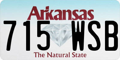 AR license plate 715WSB