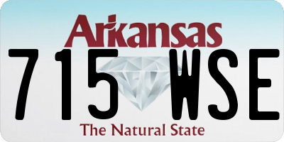 AR license plate 715WSE