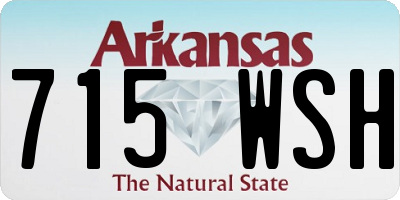 AR license plate 715WSH