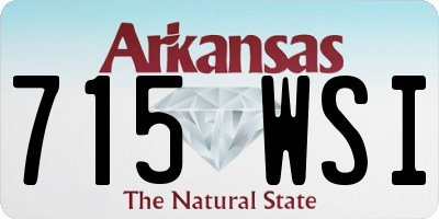 AR license plate 715WSI