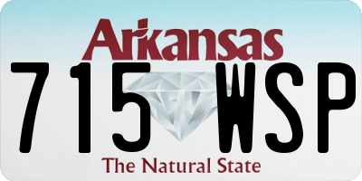 AR license plate 715WSP