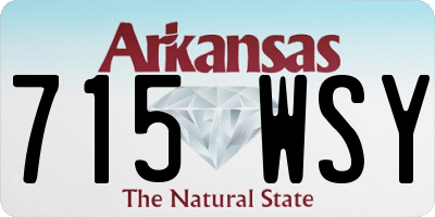 AR license plate 715WSY