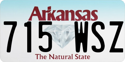 AR license plate 715WSZ