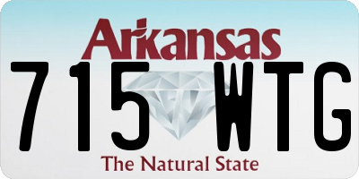 AR license plate 715WTG