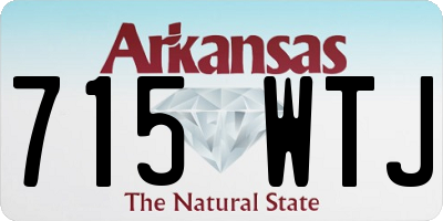 AR license plate 715WTJ