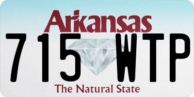 AR license plate 715WTP