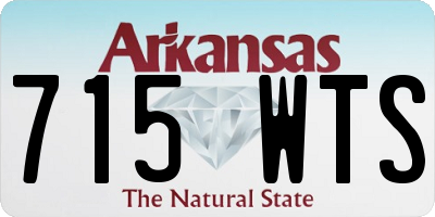 AR license plate 715WTS