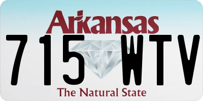 AR license plate 715WTV
