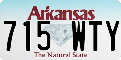 AR license plate 715WTY
