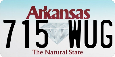 AR license plate 715WUG