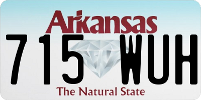 AR license plate 715WUH