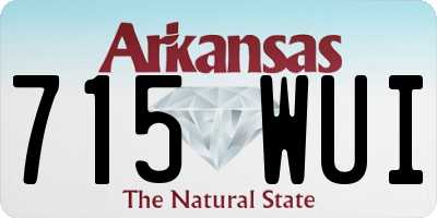 AR license plate 715WUI