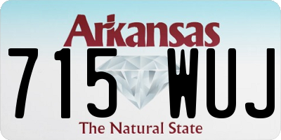 AR license plate 715WUJ