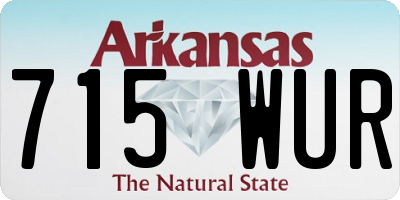 AR license plate 715WUR
