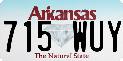 AR license plate 715WUY