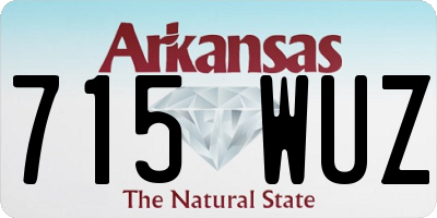 AR license plate 715WUZ