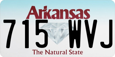 AR license plate 715WVJ