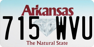 AR license plate 715WVU