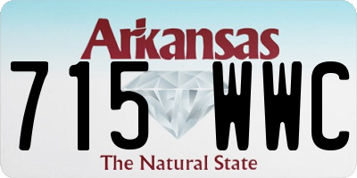 AR license plate 715WWC