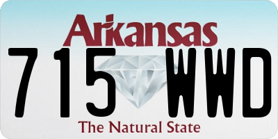 AR license plate 715WWD