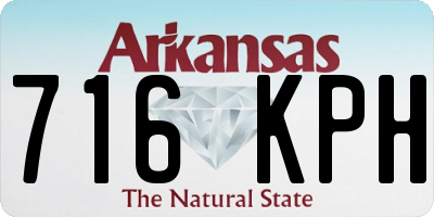 AR license plate 716KPH