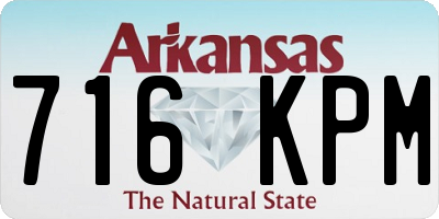 AR license plate 716KPM