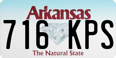 AR license plate 716KPS