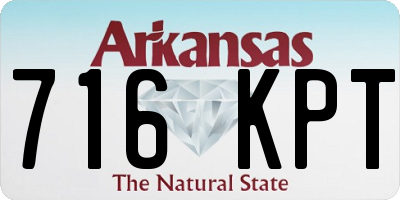 AR license plate 716KPT