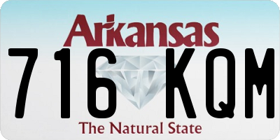 AR license plate 716KQM
