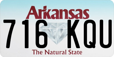 AR license plate 716KQU