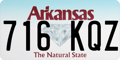 AR license plate 716KQZ