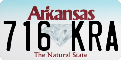 AR license plate 716KRA