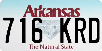 AR license plate 716KRD