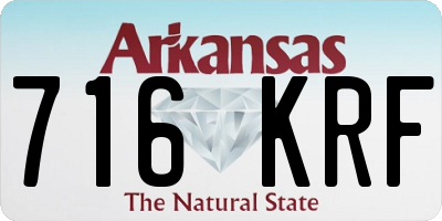 AR license plate 716KRF