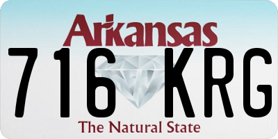 AR license plate 716KRG