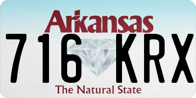 AR license plate 716KRX