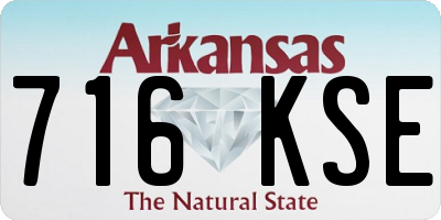 AR license plate 716KSE