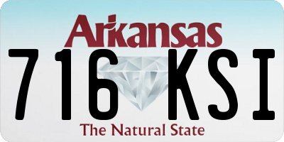 AR license plate 716KSI