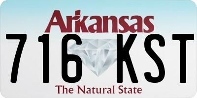 AR license plate 716KST