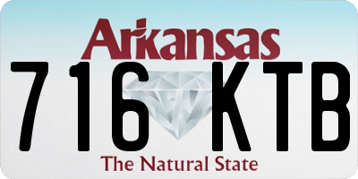 AR license plate 716KTB