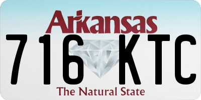 AR license plate 716KTC