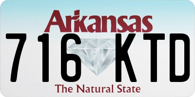 AR license plate 716KTD