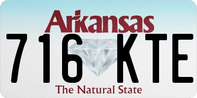 AR license plate 716KTE