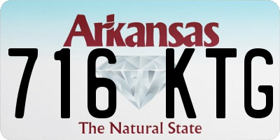 AR license plate 716KTG