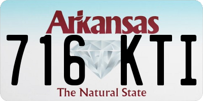 AR license plate 716KTI