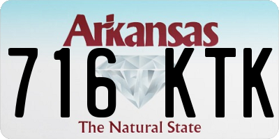 AR license plate 716KTK